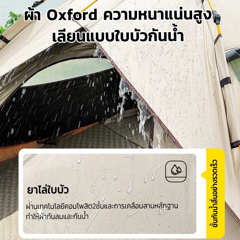 TEXY เต็นท์แคมป์ปิ้งกางอัตโนมัติ สำหรับ 2-4 คน thumbnail 9