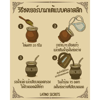 ชาเยอร์บามาเต (Yerba Mate) ขนาดทดลอง รวมหลายแบรนด์