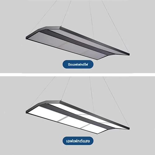 โคมไฟโต๊ะบิลเลียด LED โคมไฟห้องบิลเลียด ป้องกันแสงสะท้อน ไฟห้องบอลรูม ไฟสำนักงาน ไฟแถบ ไฟไม่มีเงา ไฟ LED พิเศษ - รูปที่ 2