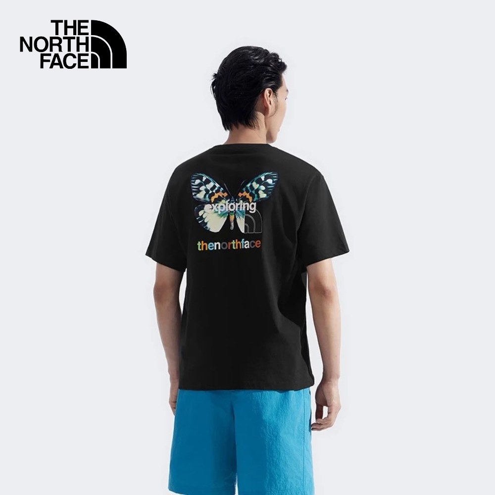 THE NORTH FACE UNISEX RLX ODN BUTTERFLY S/S TEE GRAPHIC - ดูตาราง ASIA Size (AP)  เสื้อยืด UNISEX