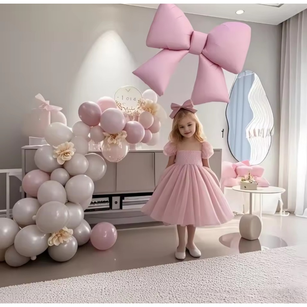 🇹🇭 ร้านไทย ส่งเร็ว‼️ ลูกโป่งโบว์ ขนาดใหญ่ ตกแต่งสร้างสีสรรค์น่ารัก  สีหวาน ทำให้งานดูสดใส  แบบใหม่ แบบสับ - รูปที่ 3