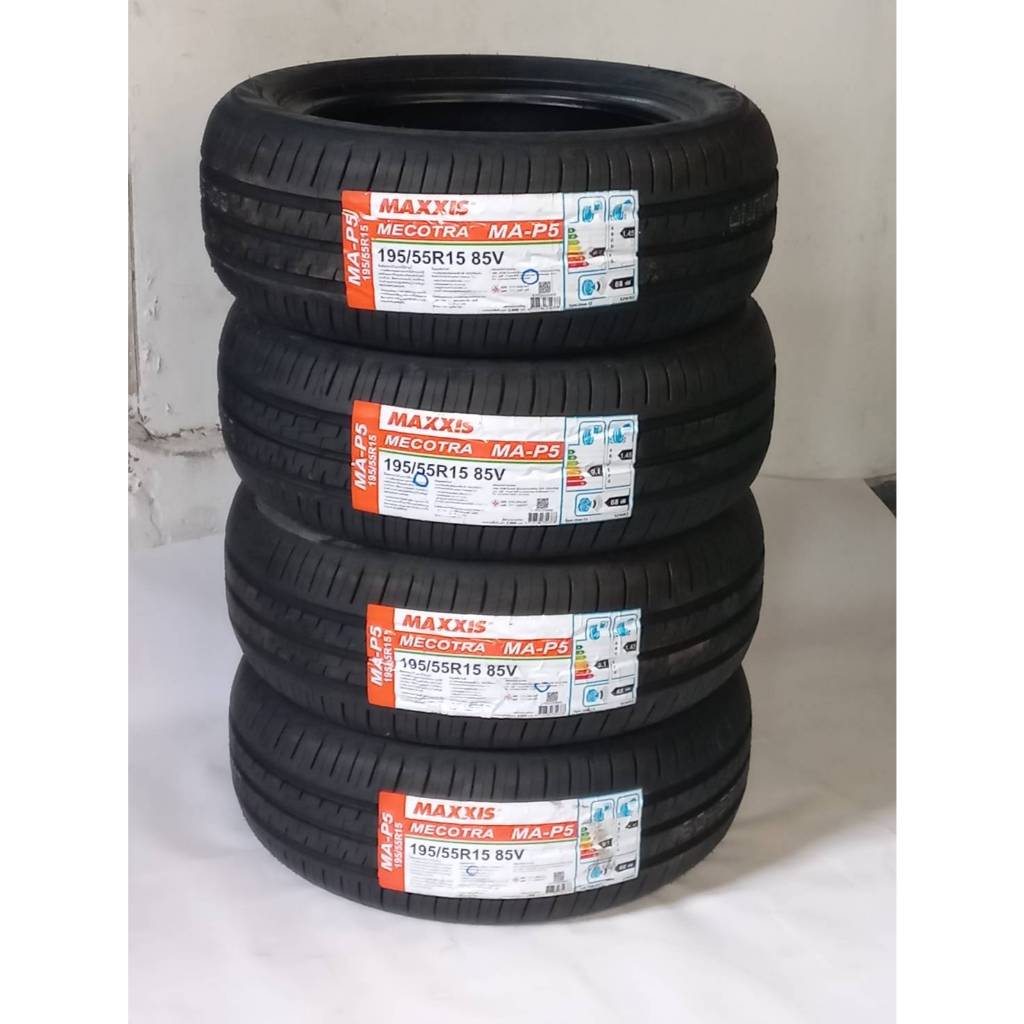 ยาง MAXXIS HP5 Size 195/55R15 ยางนอก 4 เส้น ราคาสุดคุ้ม (ขอบ15) ยางใหม่ จำนวน 4 เส้น แถมจุ๊กยาง 4 ตั