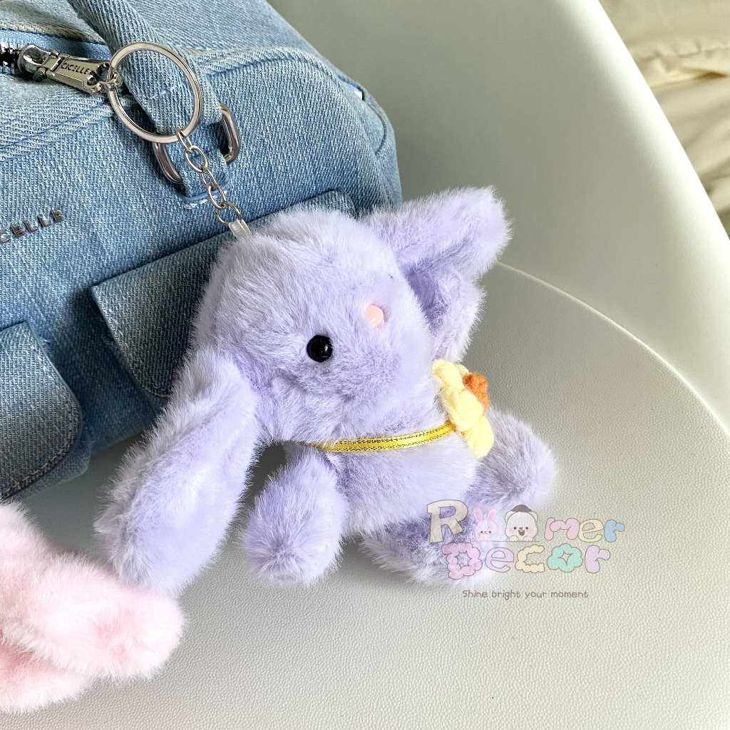 Roomer.Decor [พร้อมส่ง] พวงกุญแจ พวงกุญแจตุ๊กตา จี้ตุ๊กตากระต่าย สำหรับห้อยกระเป๋า