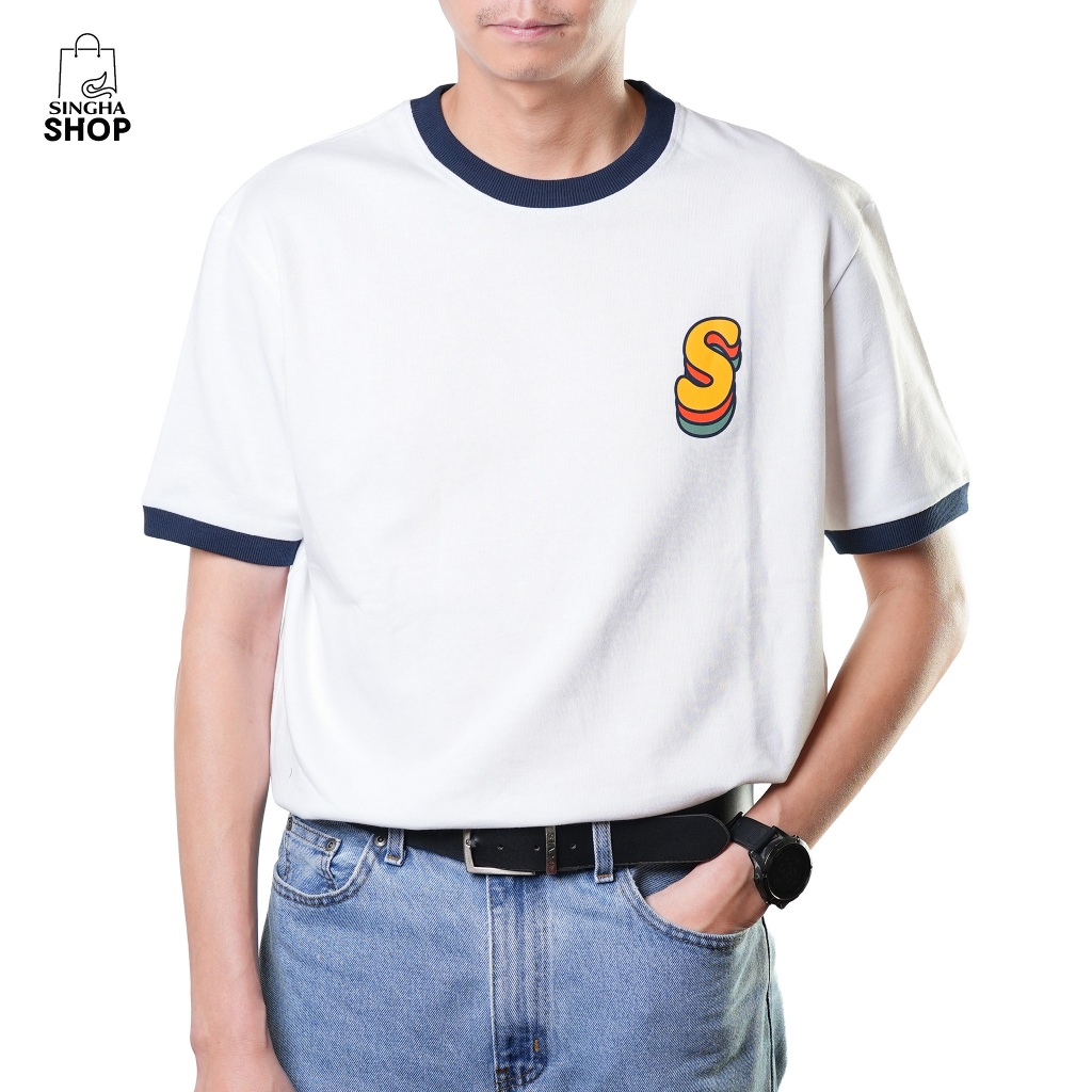 เสื้อยืด Y2K สกรีน Singha 1933