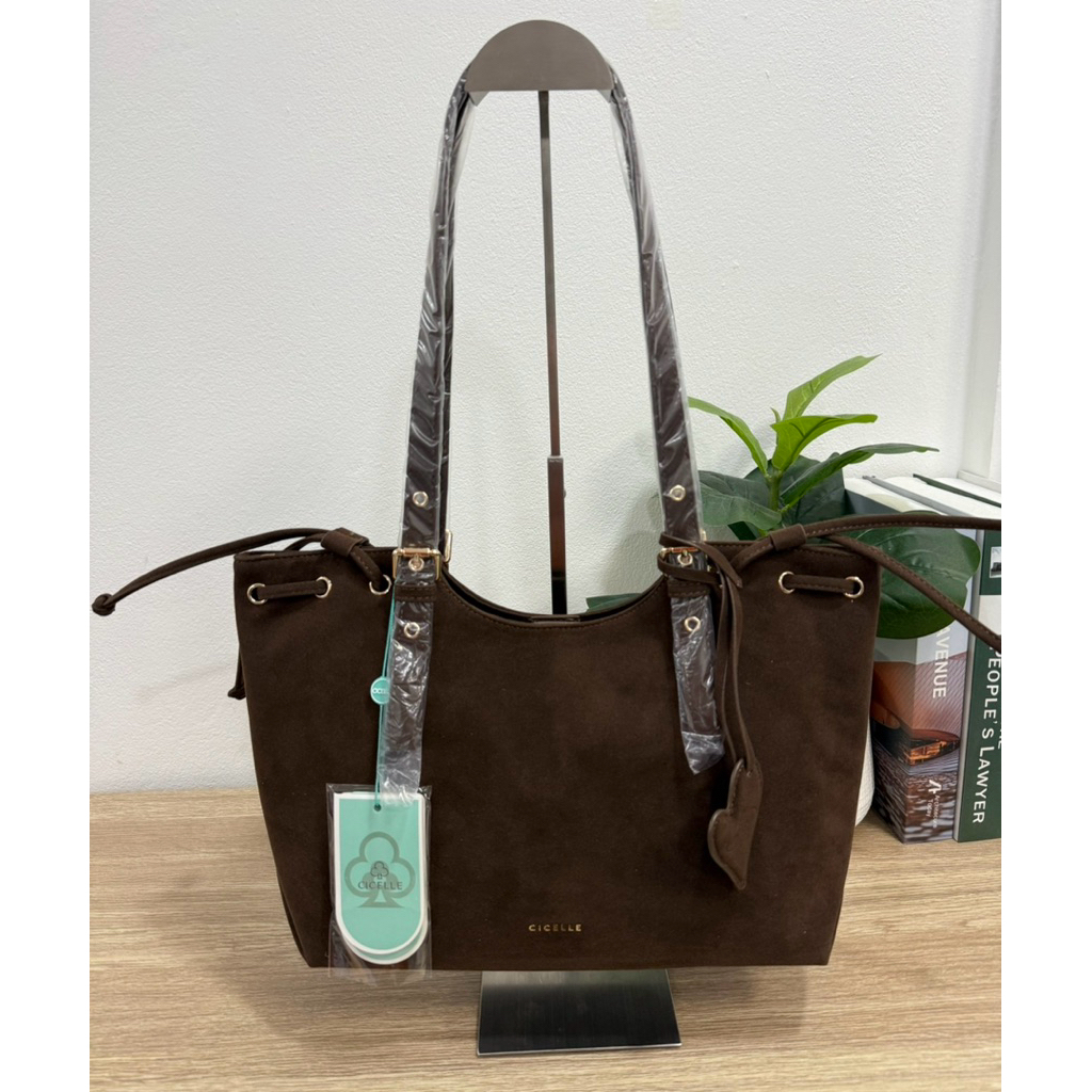 #207CICELLE Suede Vintage Bag👜 แบรนด์ CICELLE (ซี-เซล)    สไตล์ Modern Luxur - รูปที่ 6