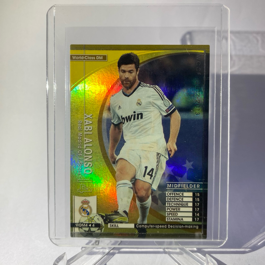 การ์ดนักฟุตบอล XABI ALONSO, REAL MADRID, SPAIN, WCCF, 2012-2013, PANINI