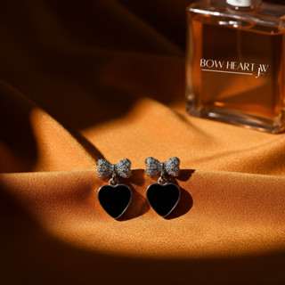 OUTLETS ล้างสต็อกจากโรงงานตรง ต่างหู Bow Heart จี้หัวใจ Vale…
