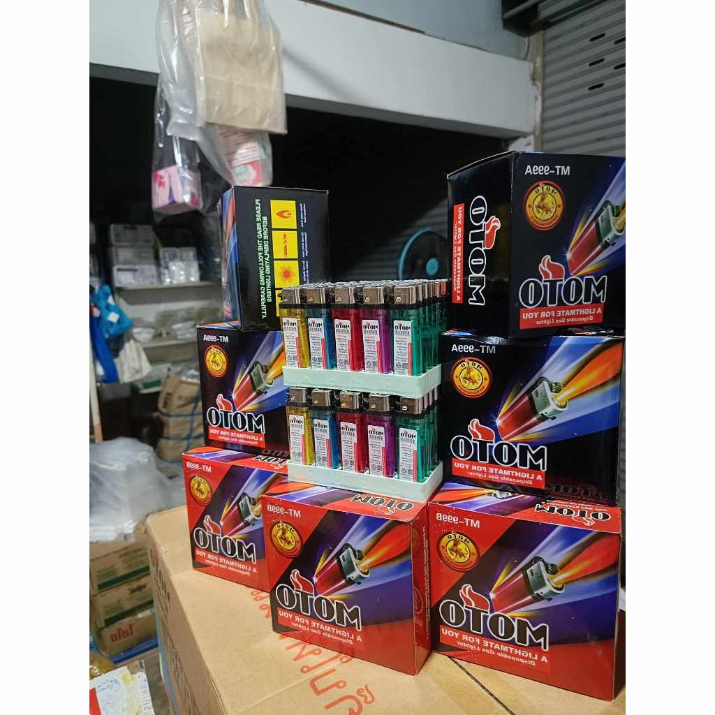 ขายส่งของแท้ MOTO กล่องดำ กล่องแดง 50ชิ้น/กล่อง รหัส999ABโรงงานขายเองคุณภาพดีราคาถูก ชนิดหุ้มปลอก ไม่หุ้มปลอก ไฟ เเช็คWN
