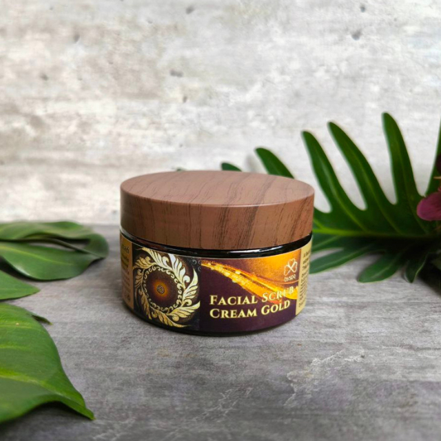 Facial Scrub Cream Gold เฟเชี่ยลสครับ ครีม โกลด์ (ครีมขัดหน้าทอง) 250 g.