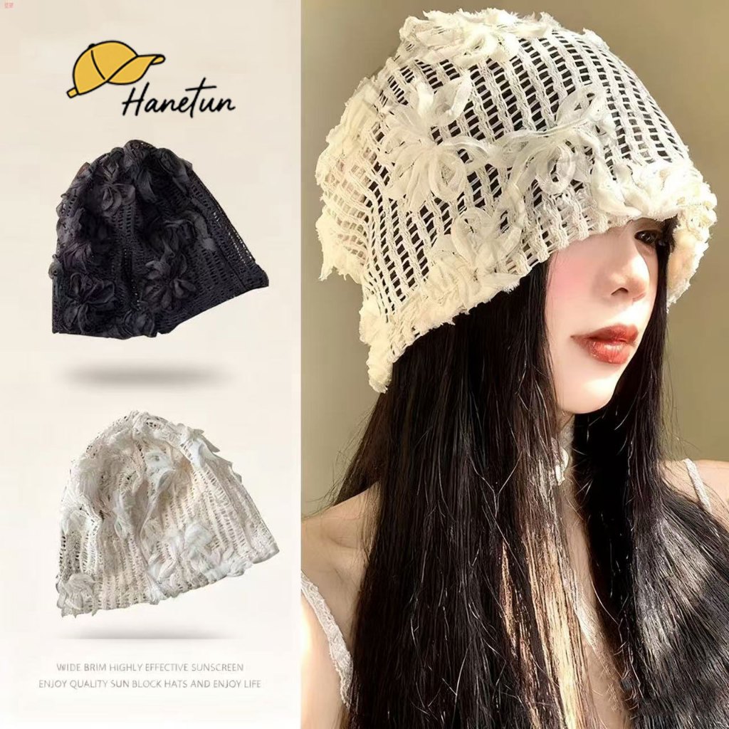 ประเทศไทย หมวก  บาง  ปรับแต่งได้  ระบายอากาศได้  ผู้หญิง ดอกไม้  หมวกทรงกอง  ทรงกลวง  หมวกกันหนาว