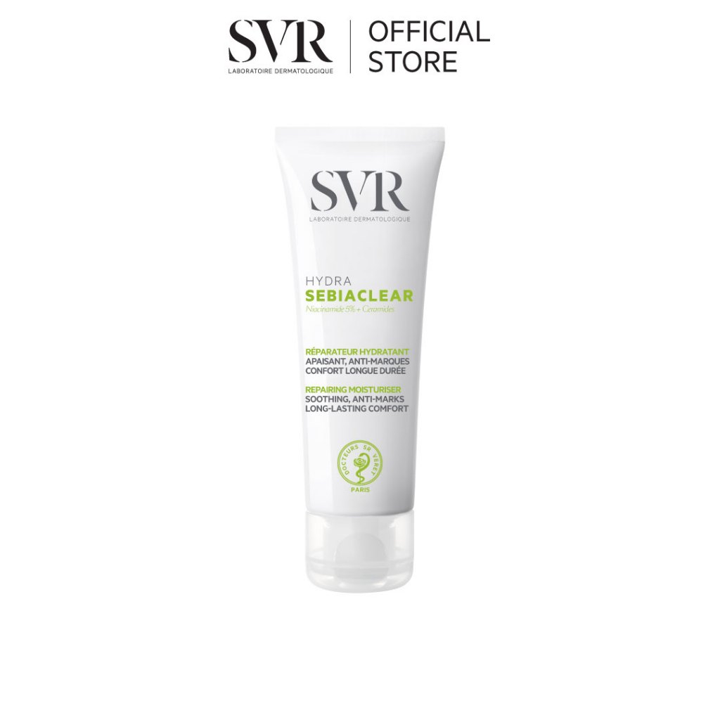SVR Sebiaclear Hydra Moisturizer Cream 40 ml ไฮดร้า มอยเจอร์ไรเซอร์ ครีม สำหรับผิวเป็นสิว — صورة 3