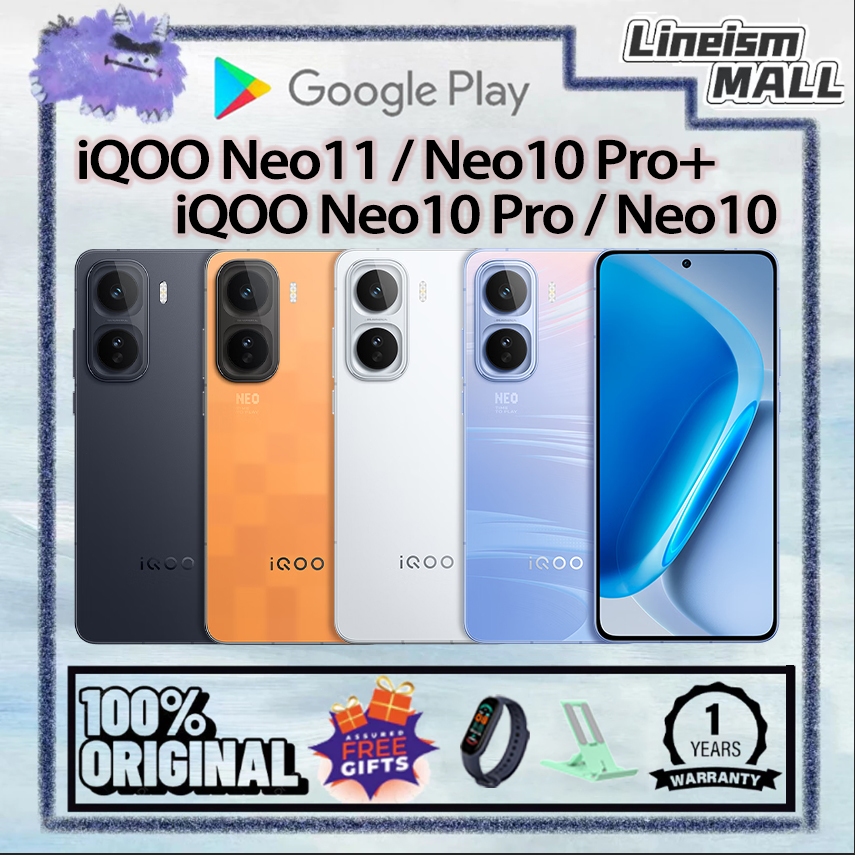 VIVO iQOO Neo11 iQOO Neo10 Pro+ Snapdragon 8 Elite iQOO Neo10 Pro Dimensity 9400 iQOO Neo10 Dual SIM
