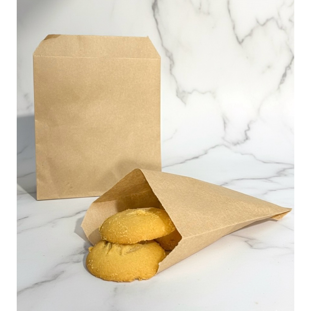 ซองโตเกียว ซองขนม ซองเบเกอรี สีน้ำตาล  ขนาด 10x13ซม. (100ใบ) - รูปที่ 2