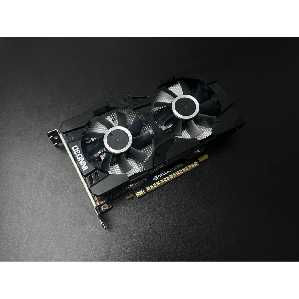 การ์ดจอ(graphic card) INNO3D TWIN X2 GTX 1650 OC 4GB DDR6 (ไม่ต่อไฟเพิ่ม )
