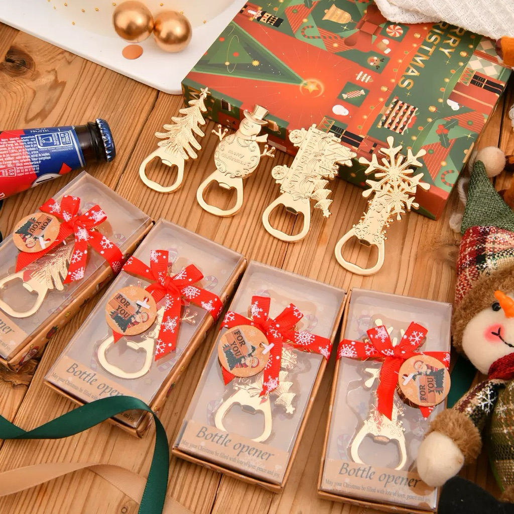 ที่เปิดขวด ลวดลายChristmas มีบริการห่อของขวัญ bottle opener gift