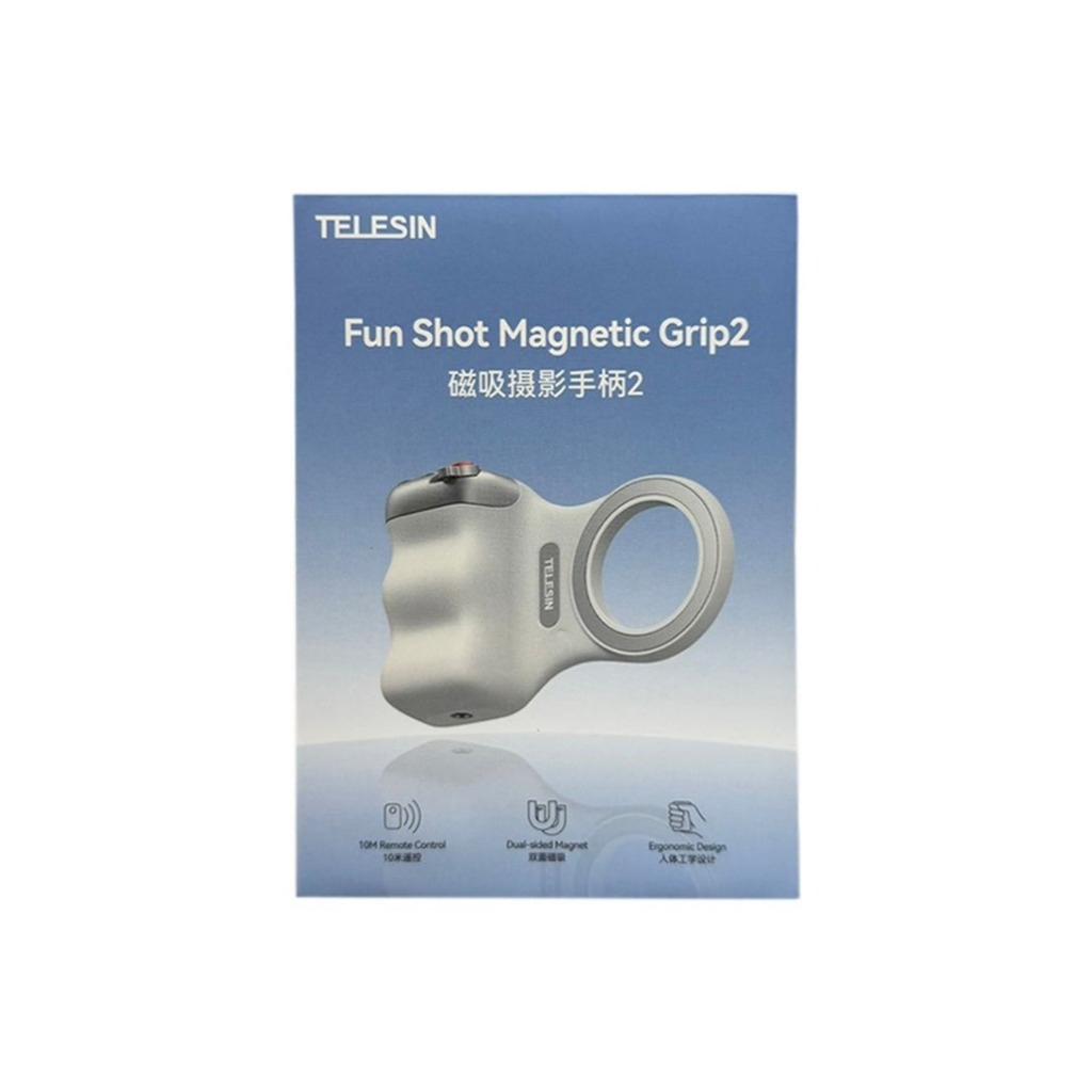 [พร้อมส่ง] TELESIN fun shot magnetic grip2 for smartphone (White) P5-MP-001WH ราคา ถูกที่สุด ดีลบีเคเค แกลเลอรีภาพที่ 8