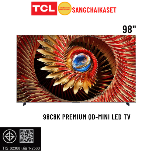 (ร้านส่งทักแชทค่ะ) TCL ทีวี C8K Google TV 98 นิ้ว 4K UHD QD-Mini LED รุ่น 98C8K ปี 2025