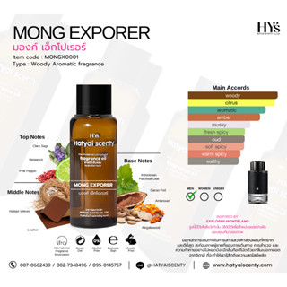 หัวเชื้อน้ำหอม กลิ่น MONG EXPORER มองค์ เอ็กโปเรอร์ ( 250ml …