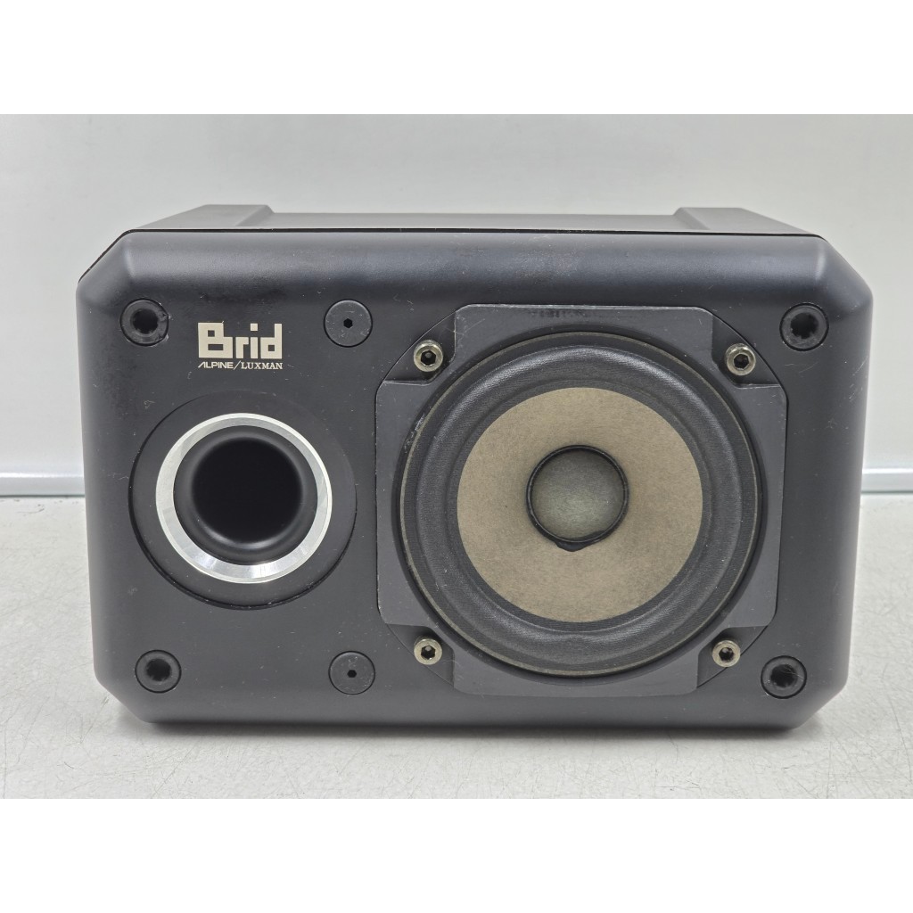 BG83 ลำโพงญี่ปุ่นมือสอง 1 ข้าง (183) ALPINE S-102 50-150W 6 โอห์ม Woofer 4 นิ้ว Size ตู้ 23x13x15CM 