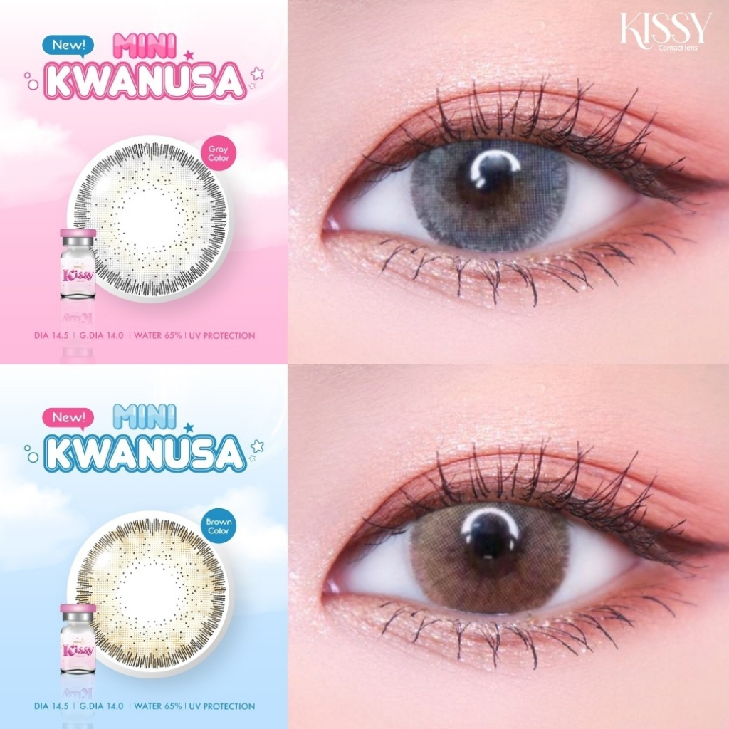 บิ๊กอาย   Kwanusa Dolly  คอนแทคเลนส์ ถนอมดวงตา แบบรายเดือน  "สินค้าถ่ายจากเลนส์จริง"