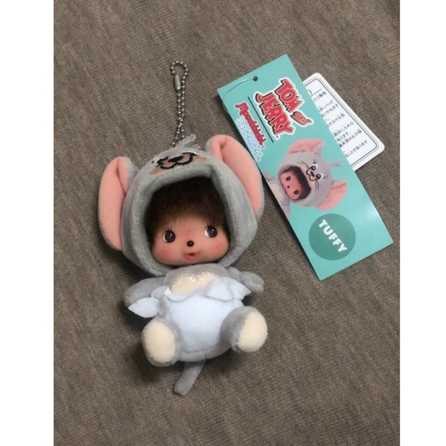 (ส่งต่อ) พวงกุญแจ Monchhichi baby Tuffy ของแท้ 100% 💕