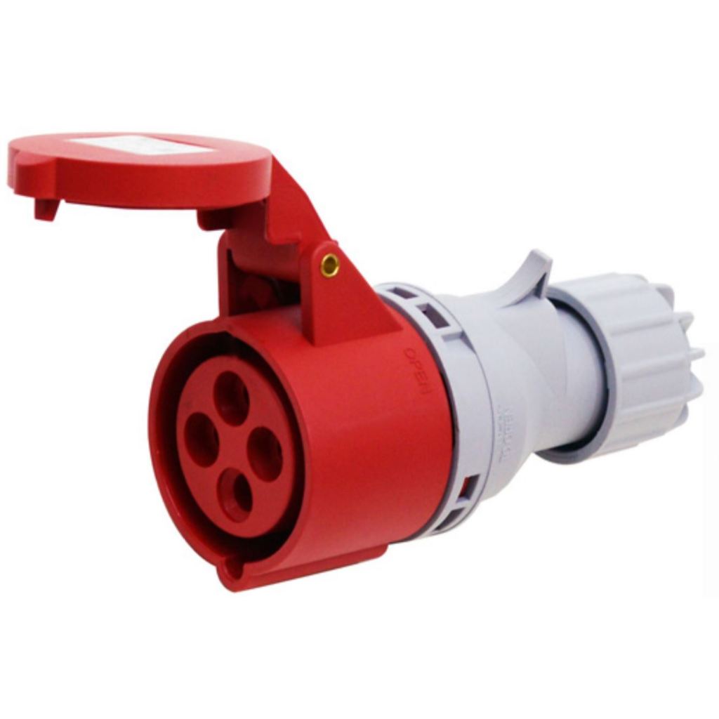 HTN213 HTN214 HTN215 / HTN223 HTN224 HTN225 เพาเวอร์ปลั๊กตัวเมียกลางทาง IP44 16A / 32A (2P+E , 3P+E , 3P+N+E) ″DAKO″ - รูปที่ 2