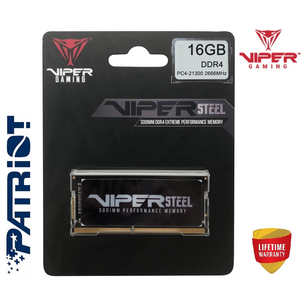 Patriot 16GB DDR4 2666MHz Viper Steel SODIMM