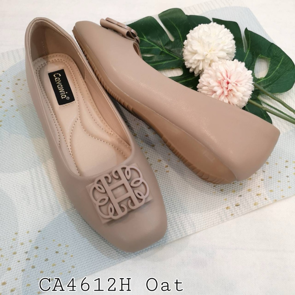 💓💕รองเท้าคัดซูส้นเตี้ยหนังนิ่มงานนำเข้าแบรนด์cavawia💓💕ไซส์36-41