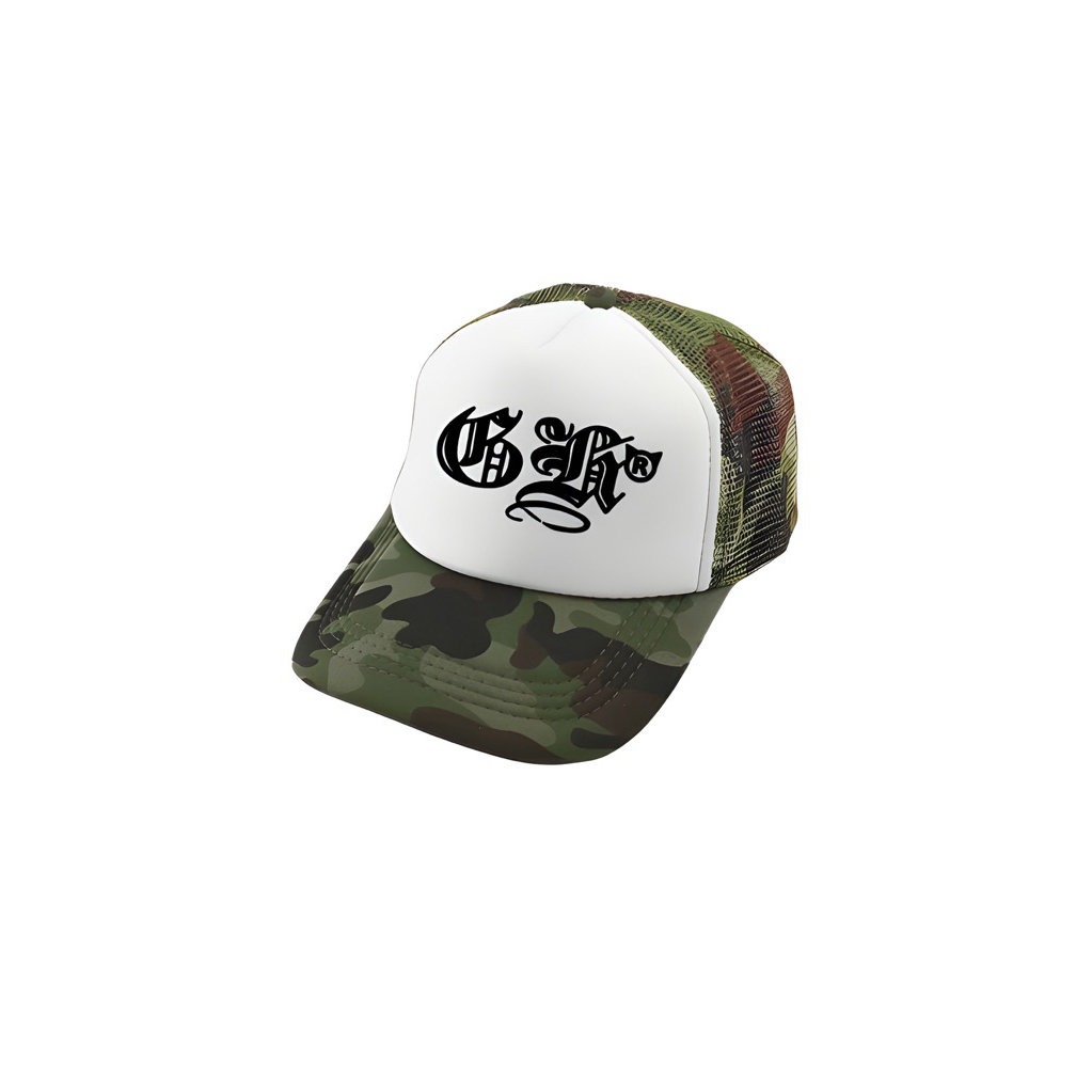 GRINDHOUSE CAMO TRUCKER CAP | หมวกทรงTRUCKER ลายพราง