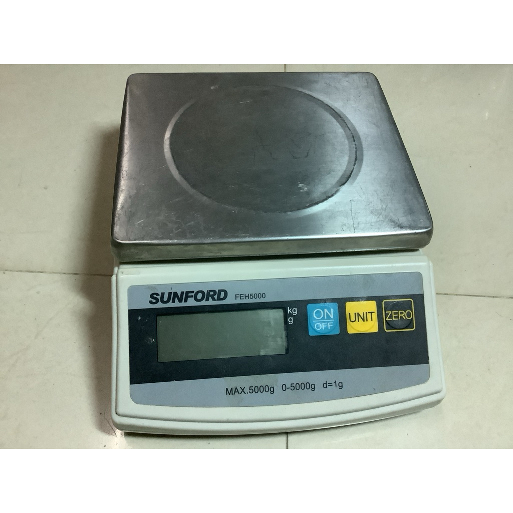 🚨สินค้ามีปัญหา ใส่ถ่านแล้วไม่ขึ้นสถานะพร้อมใช้ SUNFORD FEH5000 เครื่องชั่งน้ำหนักดิจิตอล สำหรับเบเกอ