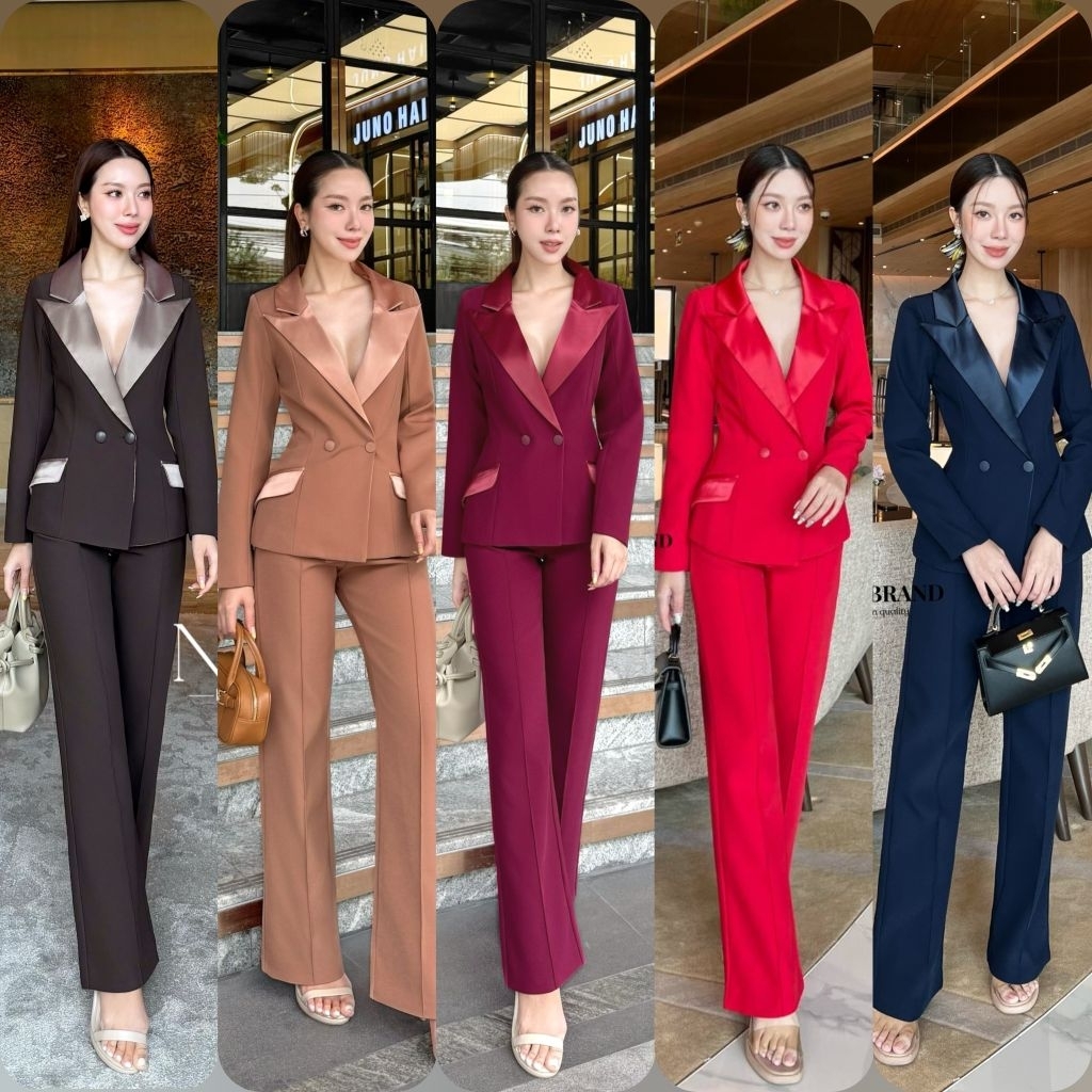 NABI พร้อมส่ง/ ชุดสูทออกงานสวยหรูเกรดพรีเมียม