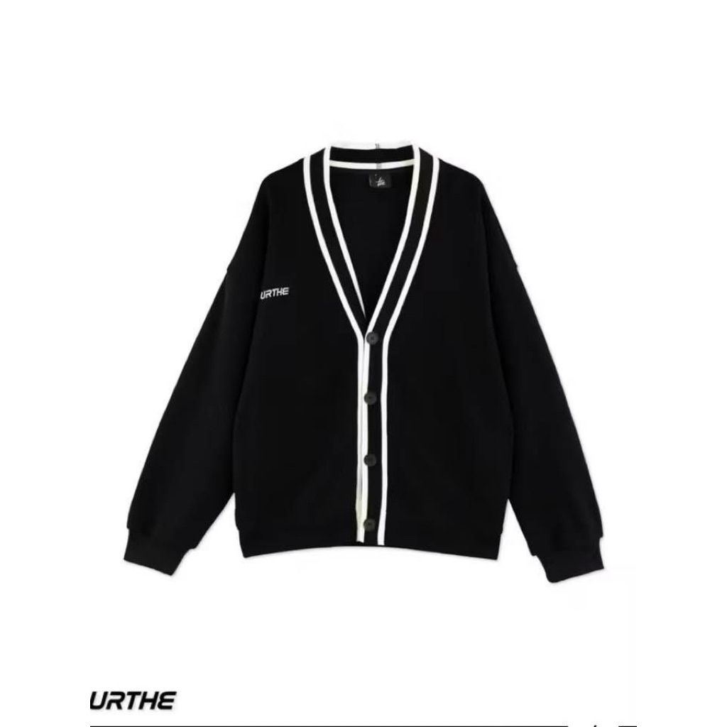 เสื้อคาร์ดิแกน urthe แขนยาว รุ่น V-NECK CARDIGAN