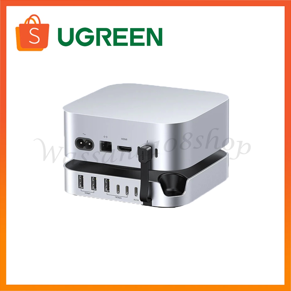 UGREEN USB HUB Docking Station สําหรับ Mac Mini M4 M4 Pro M.2 NVMe SSD 8TB สูงสุด 10Gbps พอร์ต USB-A
