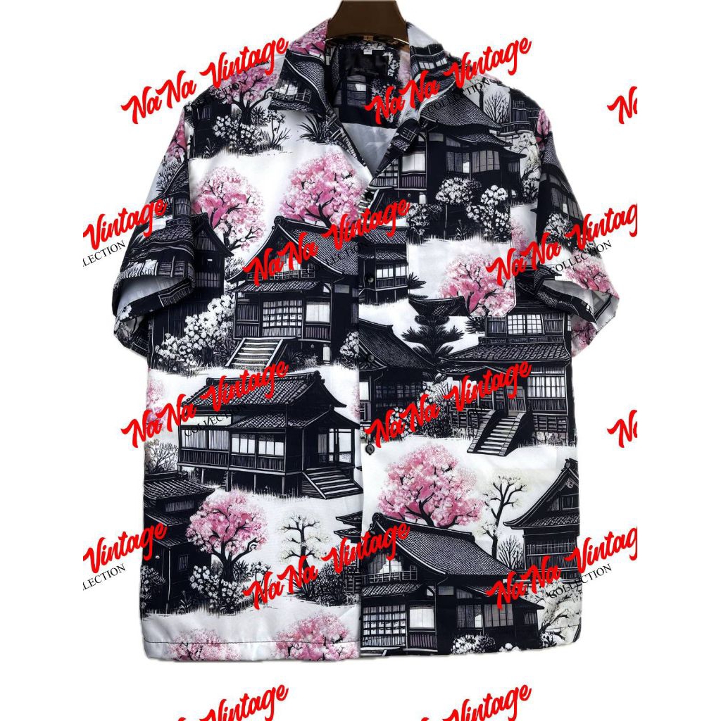 #30 ลายขายดี เสื้อเชิ้ตฮาวาย เสื้อเชิ้ตผ้าไหมอิตาลี่ พิมพ์ลายดิจิตอล