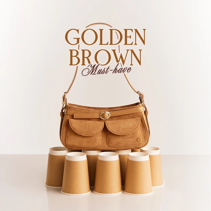 Cozii bag ALICE SUEDE สี Golden Brown ของเเท้มือ1 💯% [พร้อมส่ง]