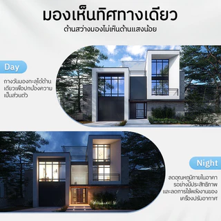 【ราคาต่อ 2 เมตร】100ปีไม่พัง ฟิล์มติดกระจก บ้าน กันรังสีUV99% กันความร้อน ฟิล์มกรองแสง ฟิล์มปรอท WindowFilm
