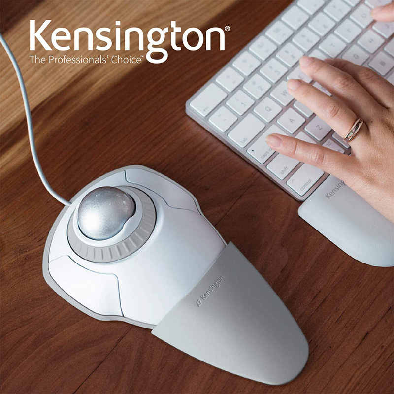 เมาส์แทร็กบอล Kensington ของ American วาด CAD สุขภาพ Bean Bag Finger Mouse 72337