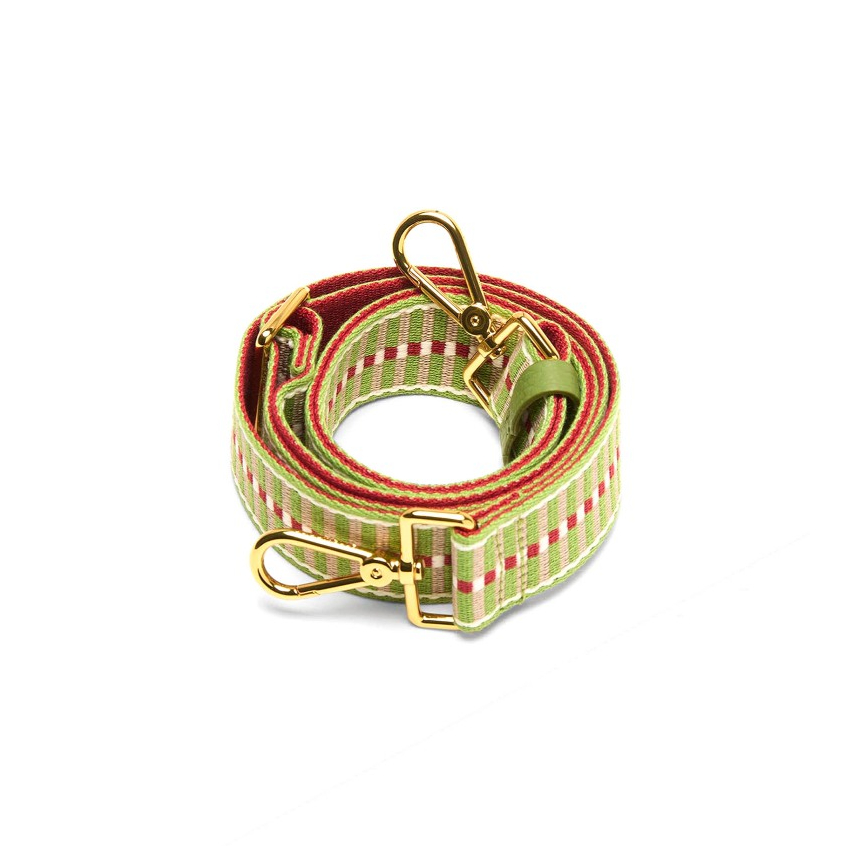 Coccinelle รุ่น Nastro Mantas E3S0N682501890 สายสะพายกระเป๋า สี MULTI GUACAMOLE/GUACAMOLE