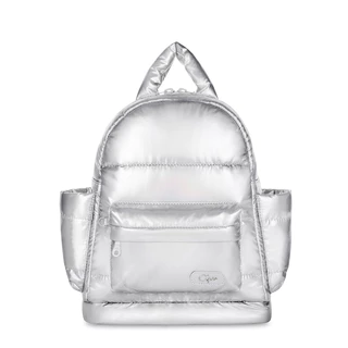 CIPU OFFICIAL STORE | กระเป๋าคุณแม่ | กระเป๋าใส่ของเด็กอ่อน รุ่น AIRY Backpack สี Silver Disco
