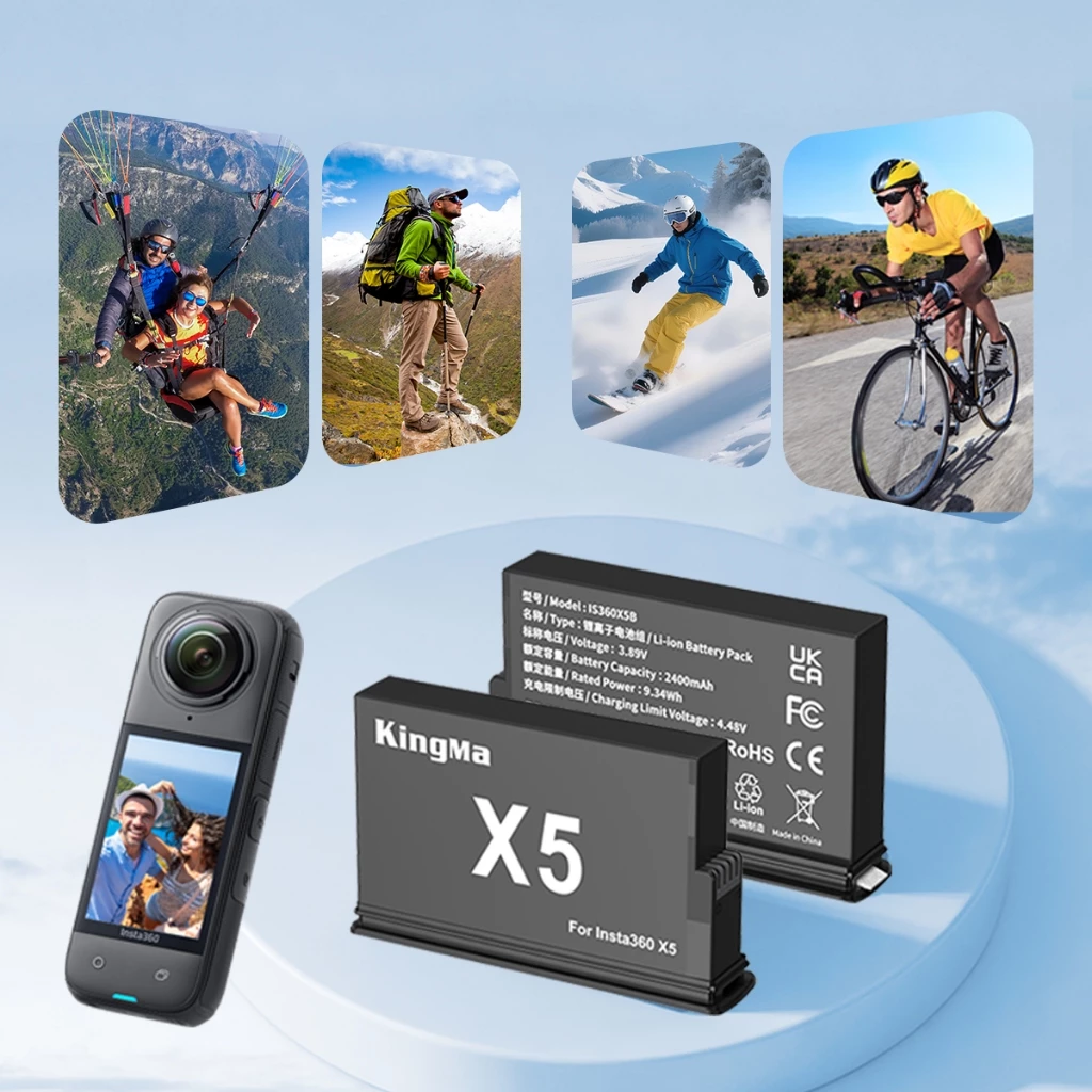 Kingma Insta360 X5 แบตเตอรี่ แท่นชาร์จ (ประกันศูนย์ไทย) thumbnail 9