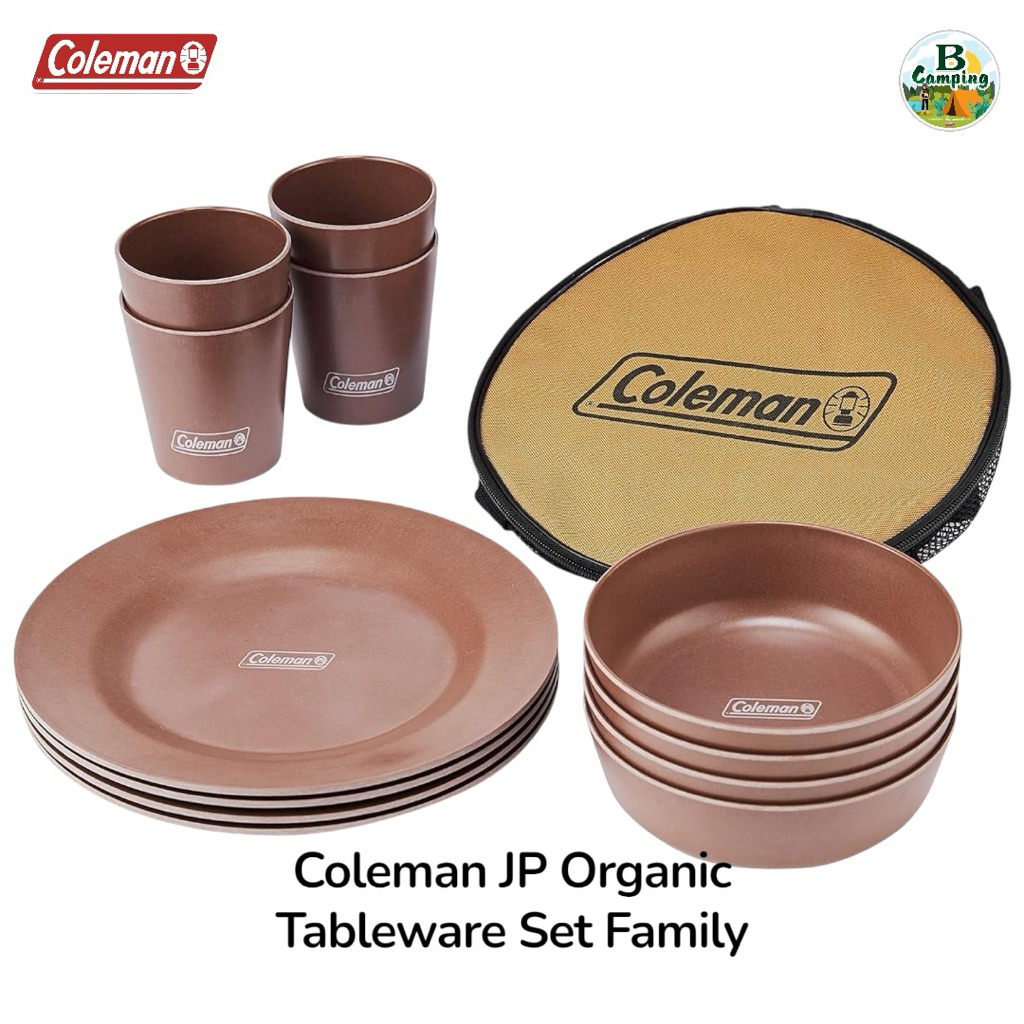 Coleman JP Organic Tableware Set Family ชุดจาน ชาม สำหรับ 4 คน 🚀พร้อมส่งทันที