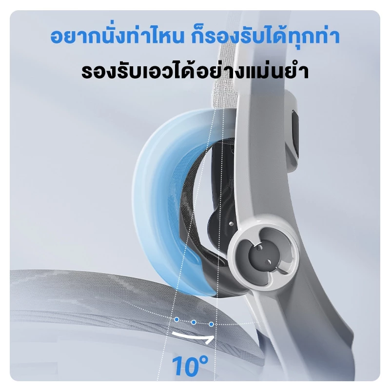 Kris เก้าอี้เพื่อสุขภาพ เก้าอี้ตามหลักสรีรศาสตร์ รุ่น W201 สไตล์ราคาประหยัด รับประกัน 3ป อะไหล่ทดแทนฟรี thumbnail 4