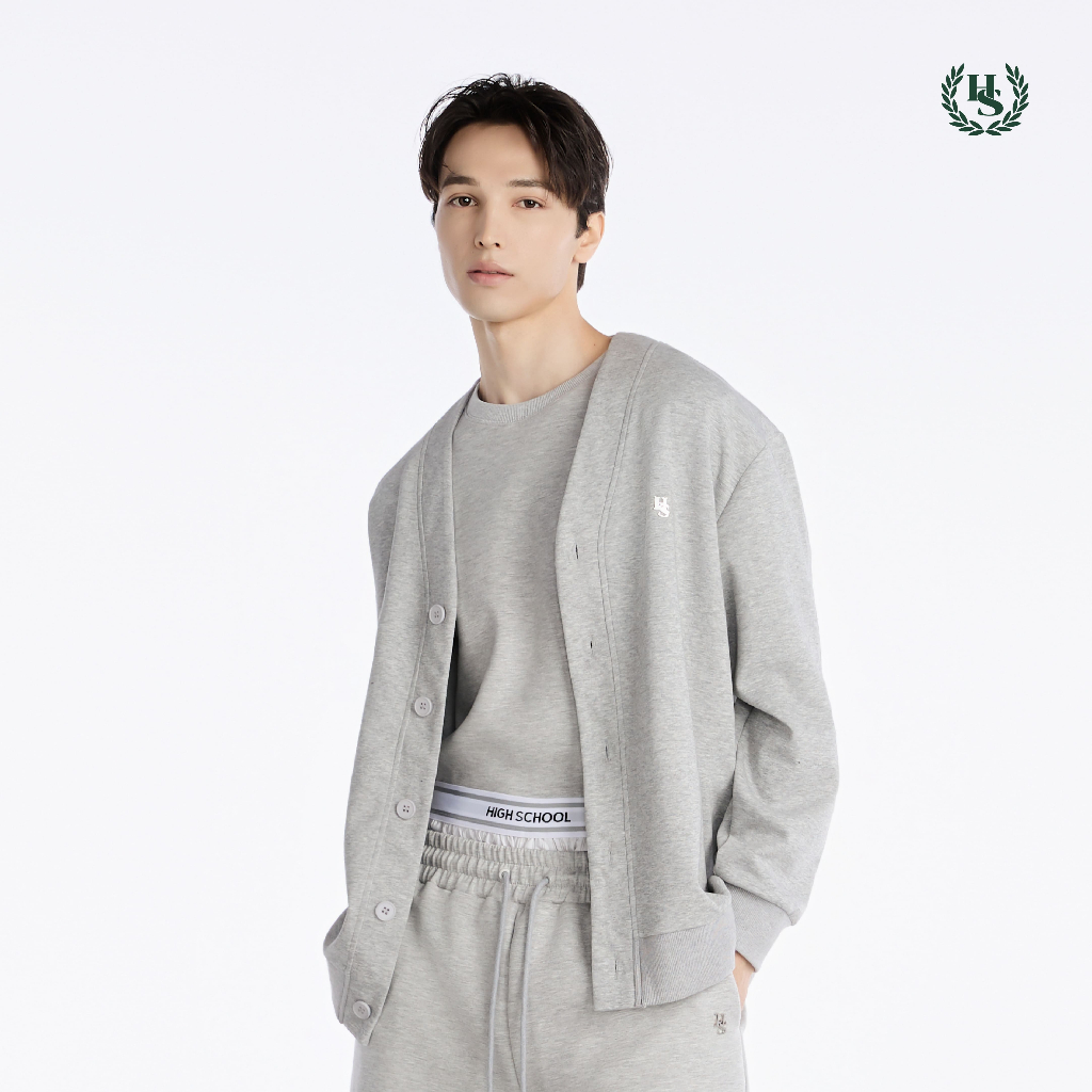 Highschool Basic Collection : Relax Cardigan เสื้อคลุมคาดิแกน Comfy Neoprene - OTB20626
