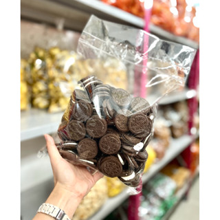 ขนมวีโอช็อคดำ น้ำหนัก 1 กิโล สอดไส้ครีมขาว