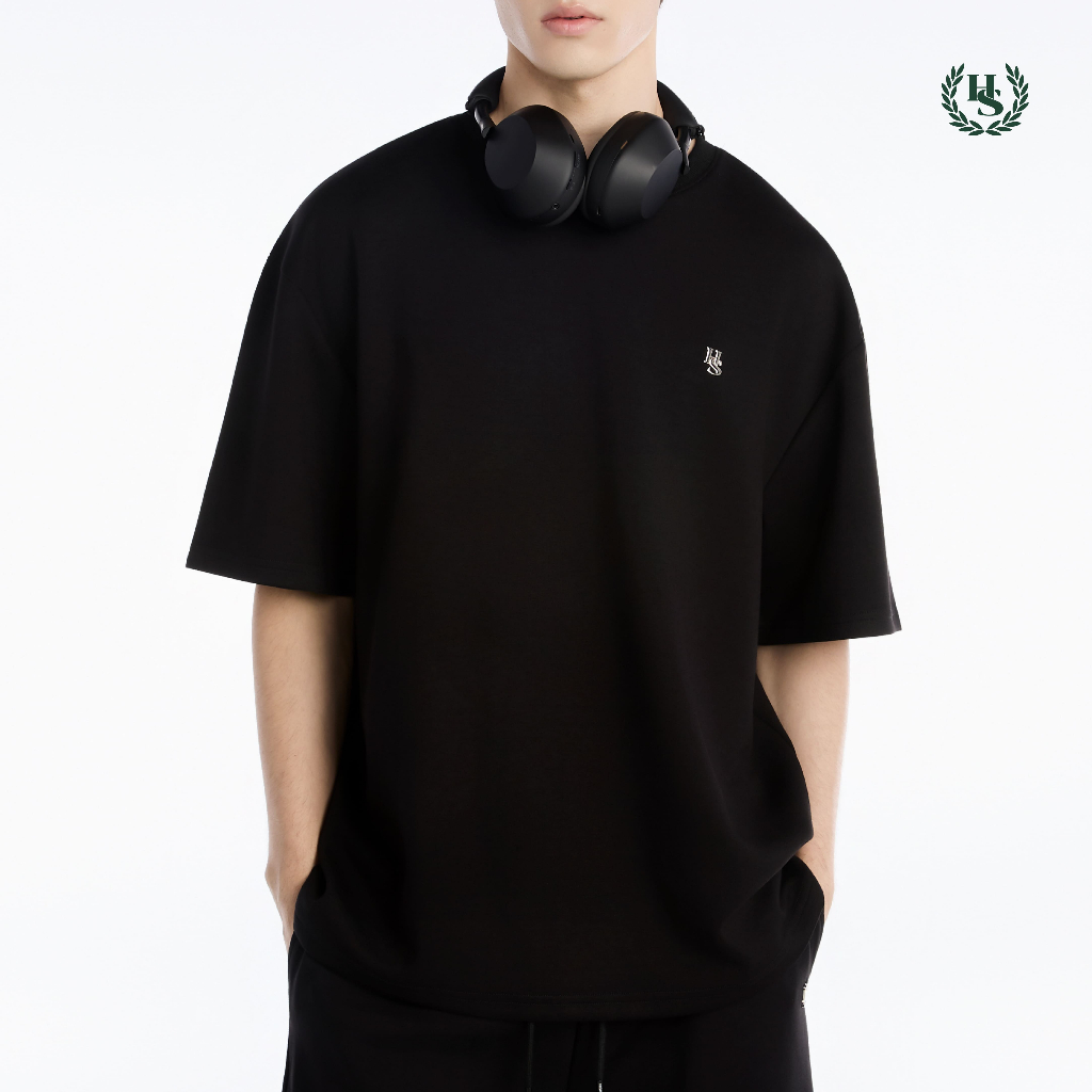 Highschool Basic Collection : Relax Oversize T-shirt เสื้อโอเวอร์ไซส์ Comfy Neoprene - TPB06618