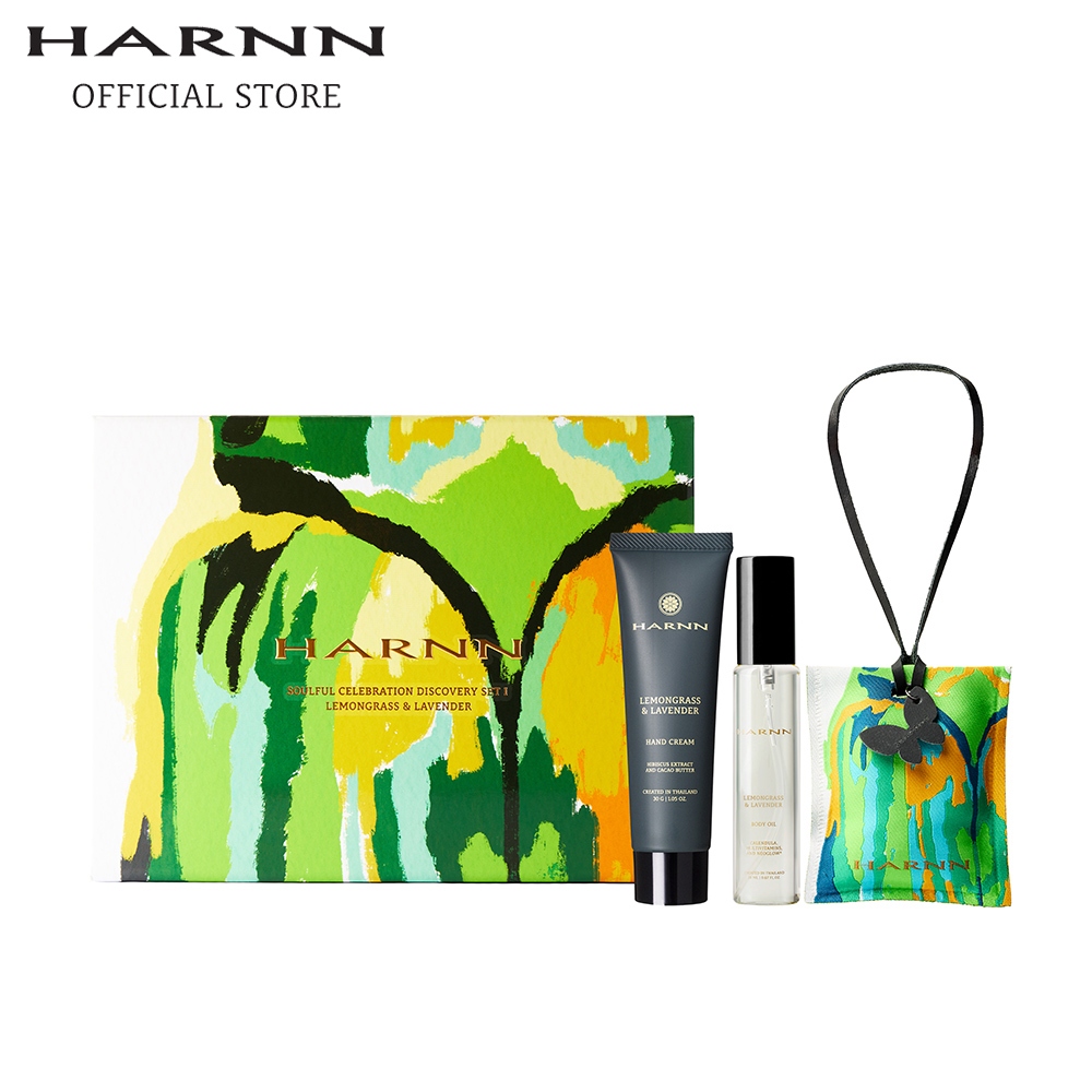 HARNN SOULFUL CELEBRATION DISCOVERY SET LEMONGRASS & LAVENDER