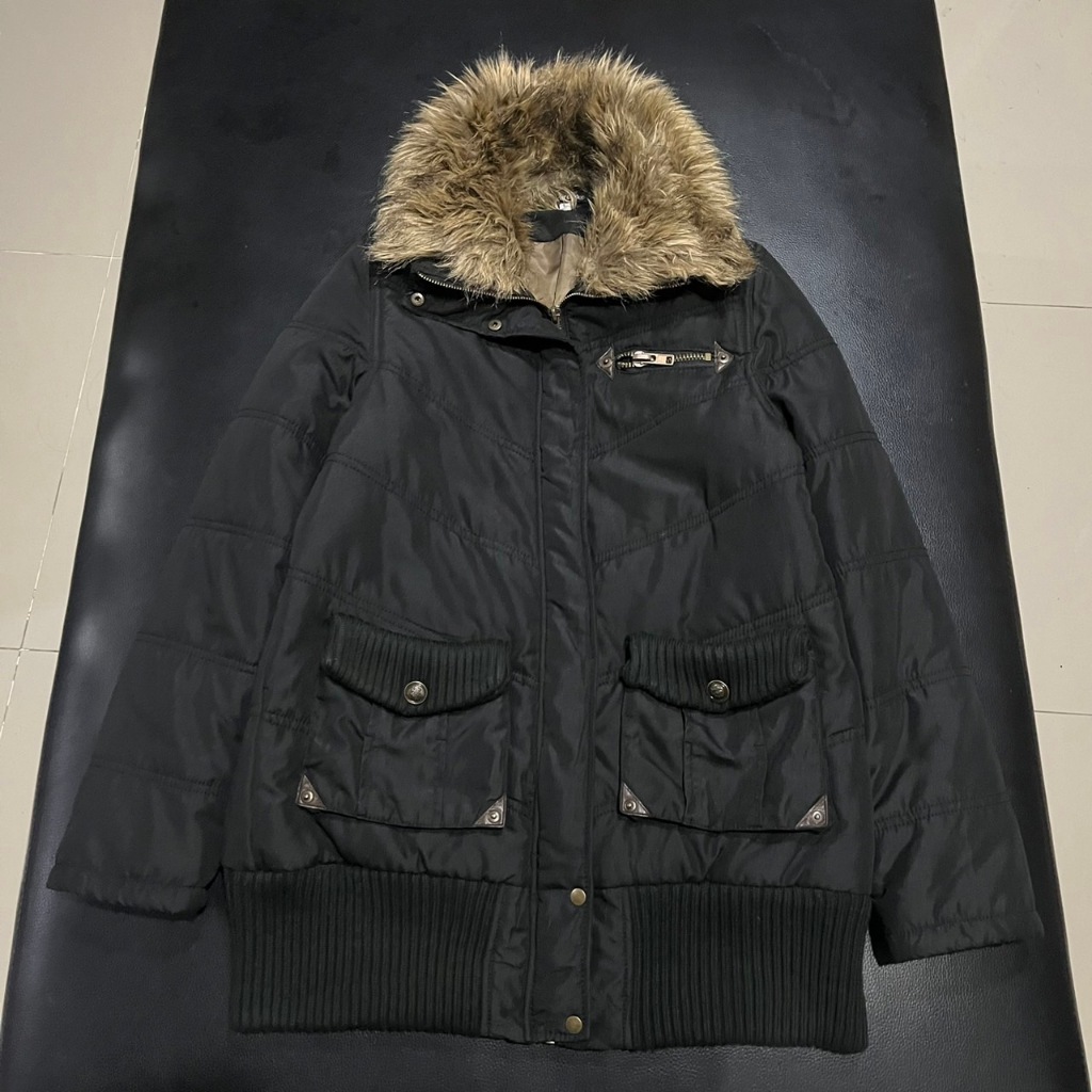 Elencare due Y2K Avant Garde If6was9 Style Faux Fur Jacket