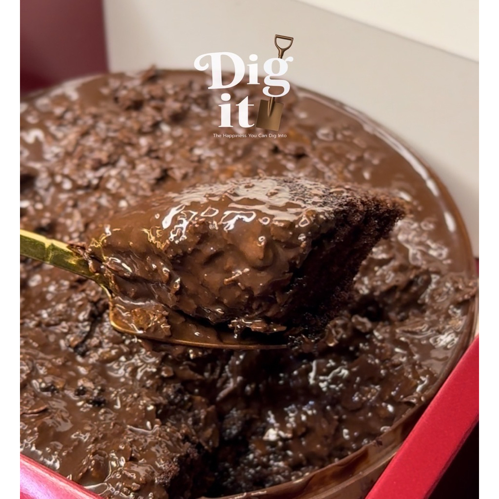 พร้อมส่ง Dig it! เค้กช็อคโกแลตครั้นชี่ Chocolate Crunchy Cake Dubai Made to order - รูปที่ 2