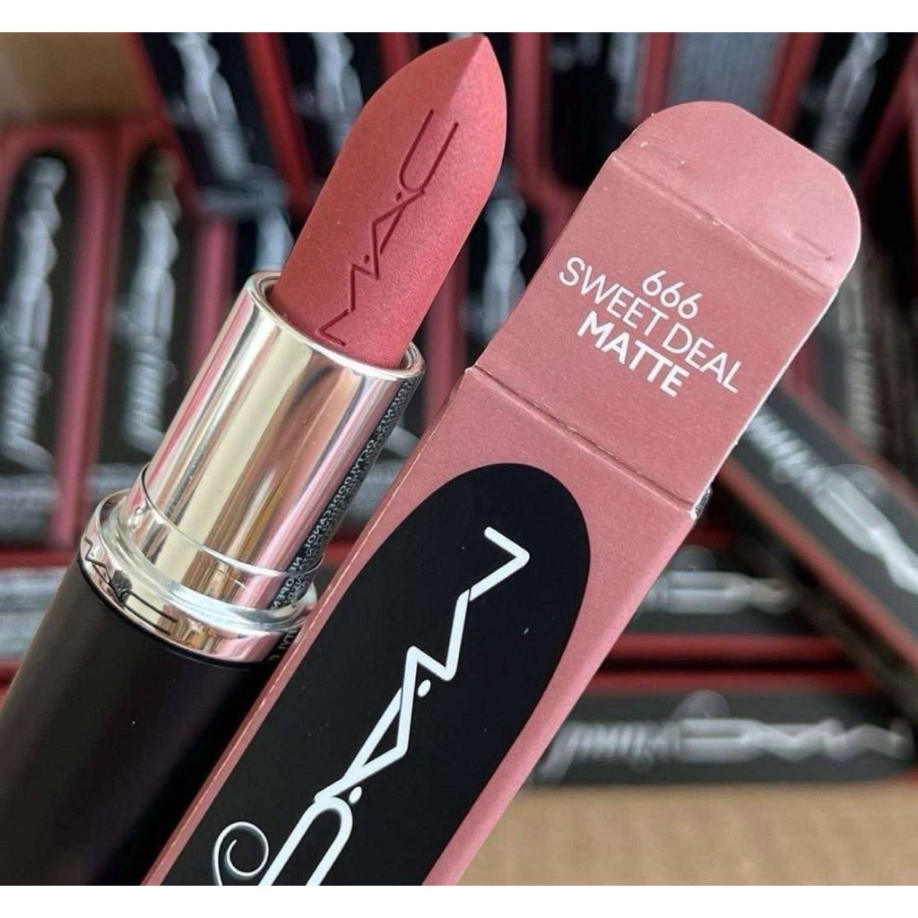 แท้💯% มี 52สีลิปสติก MAC Lipstick แท่งจริง 3g เนื้อดีมาก Please me/Mull it over/Velvet teddy/Over th