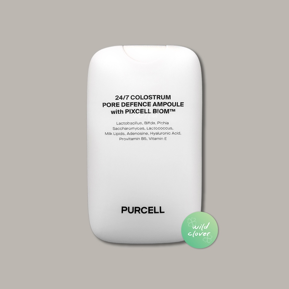 🍀 PURCELL : แท้พร้อมส่ง exp.2028 24/7 colostrum pore defence ampoule pixcell biom 55ml mist spray